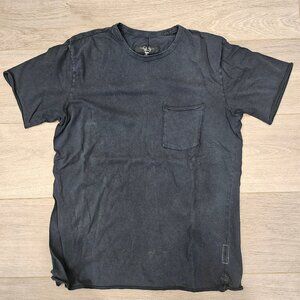 Rag & Bone Miles Principal Jersey Tee - Dark Grey - XS